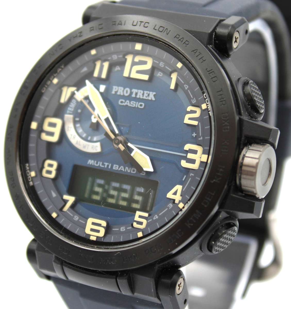 CASIO PRO TREK TOUGH SOLAR MULTI-BAND - PRW-6600Y WATCH - OPEN BOX