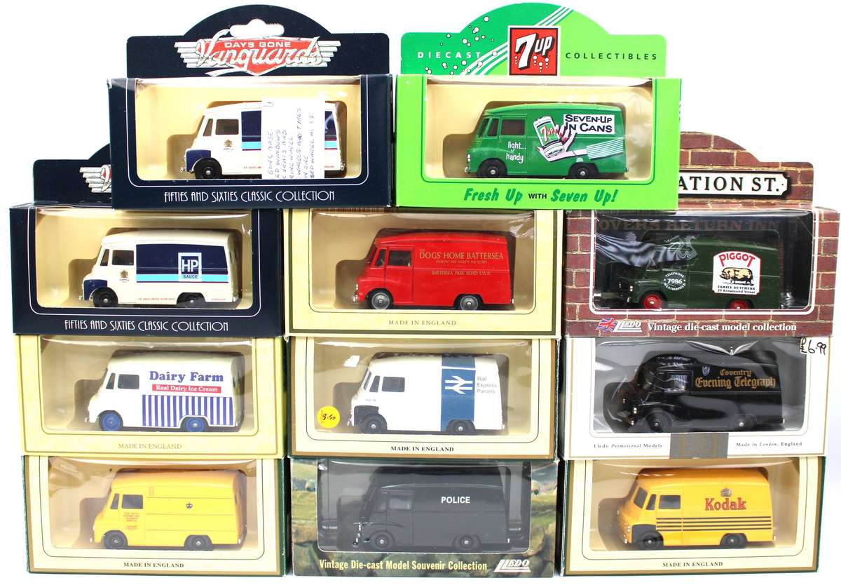 LLEDO DIECAST - 71 SERIES PART 1 -  11X 1959 MORRIS LD150 VAN