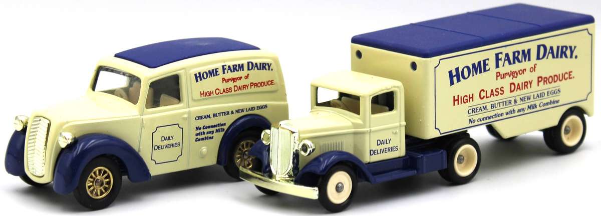 LLEDO DIECAST - 3X 2-VEHICLE DAIRY RELATED SETS PART 3 - OPEN BOX WITH VARIETY
