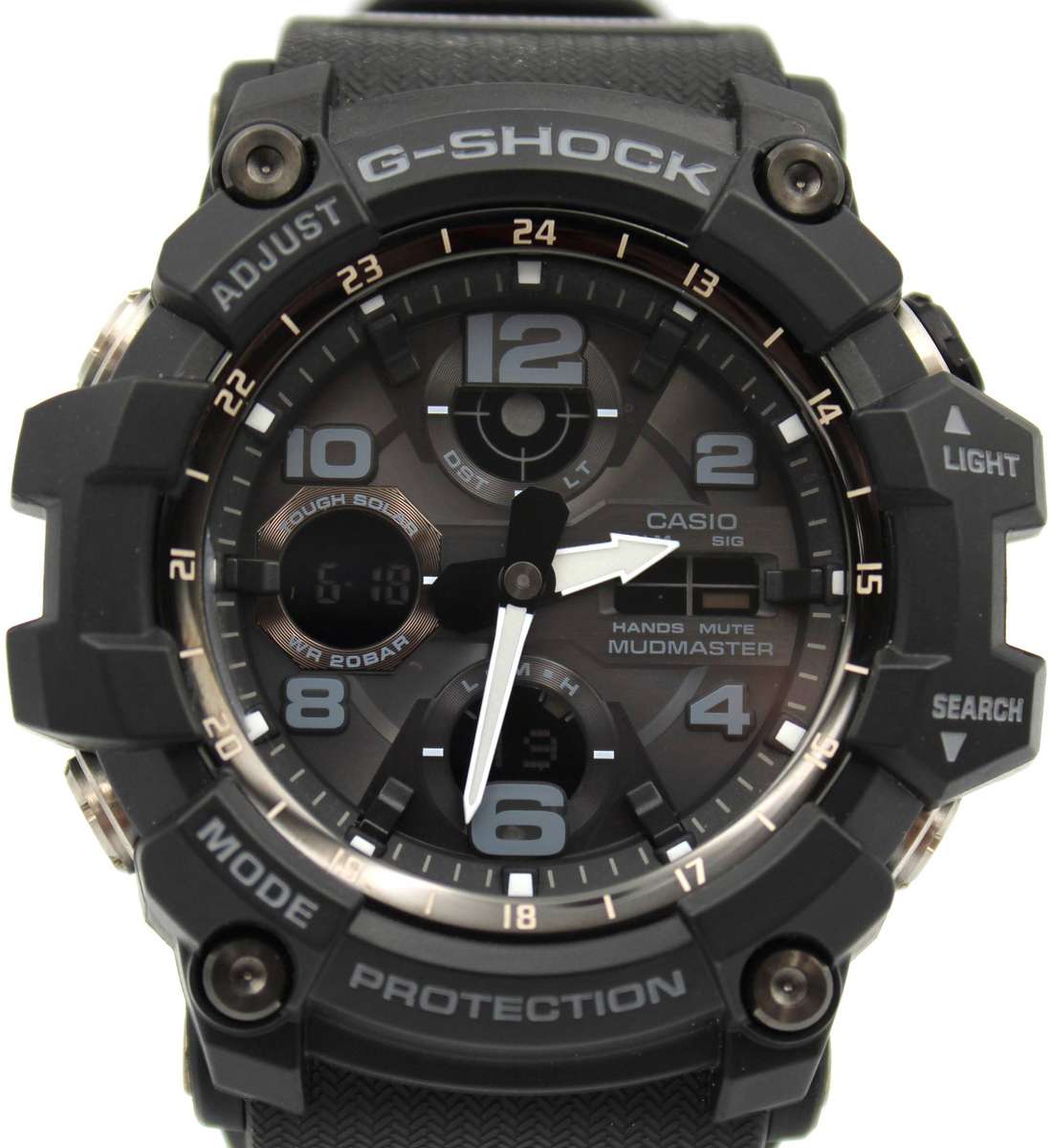 CASIO G-SHOCK MUDMASTER - GSG-100-1A TOUGH SOLAR MULTI-BAND - LIGHTLY USED