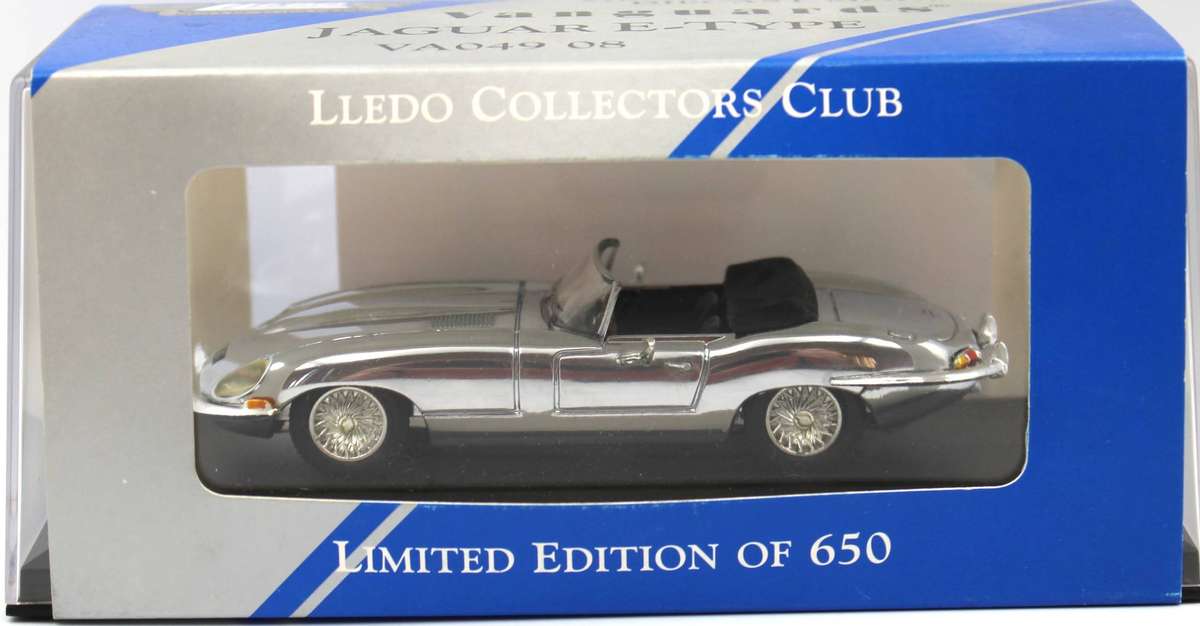 LLEDO VANGUARDS MEMBERS EXCLUSIVE - JAGUAR E-TYPE - LCC6 - VA04908 - LIMITED EDITION CHROME FINISH
