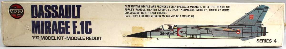 Airfix 04022-2 - 1978 Dassault Mirage F.1C - S.A.A.F. Decals - Sealed