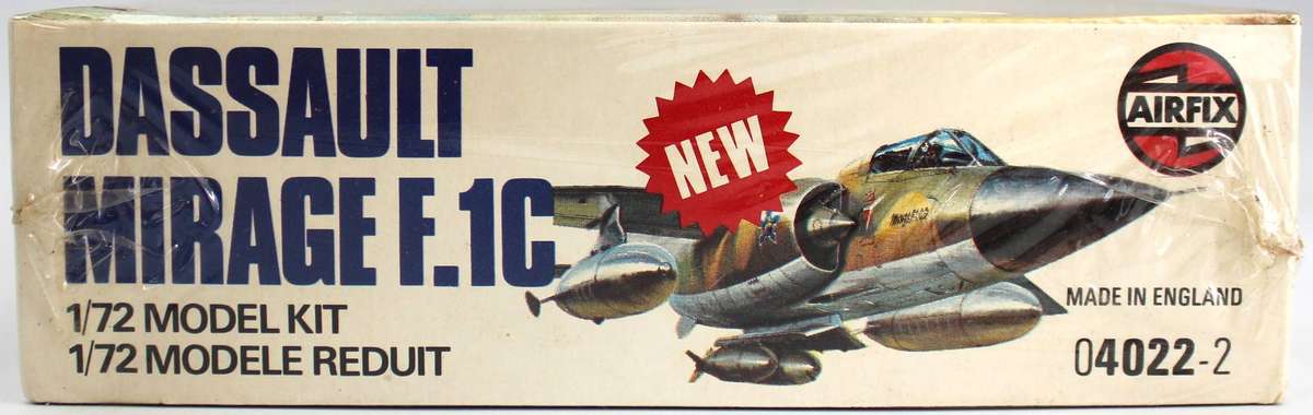 Airfix 04022-2 - 1978 Dassault Mirage F.1C - S.A.A.F. Decals - Sealed