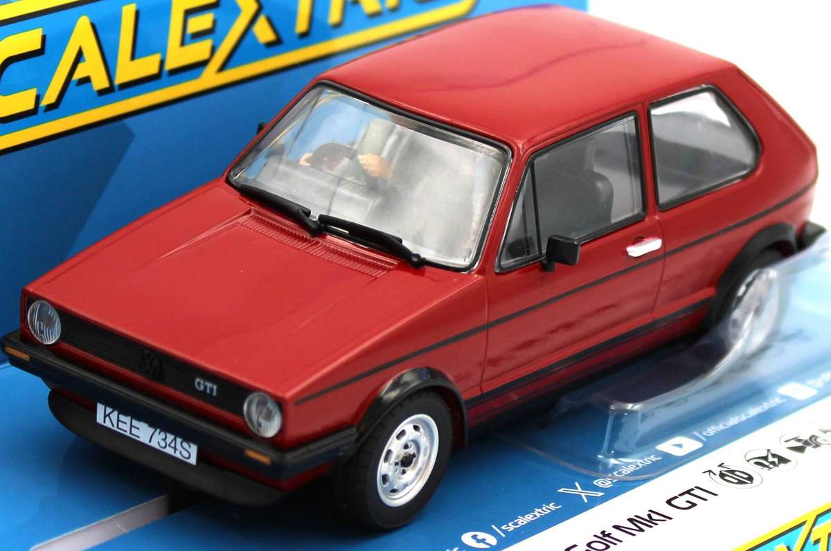 SCALEXTRIC C4490T - VOLKSWAGEN VW GOLF Mk1 GTI - NEW