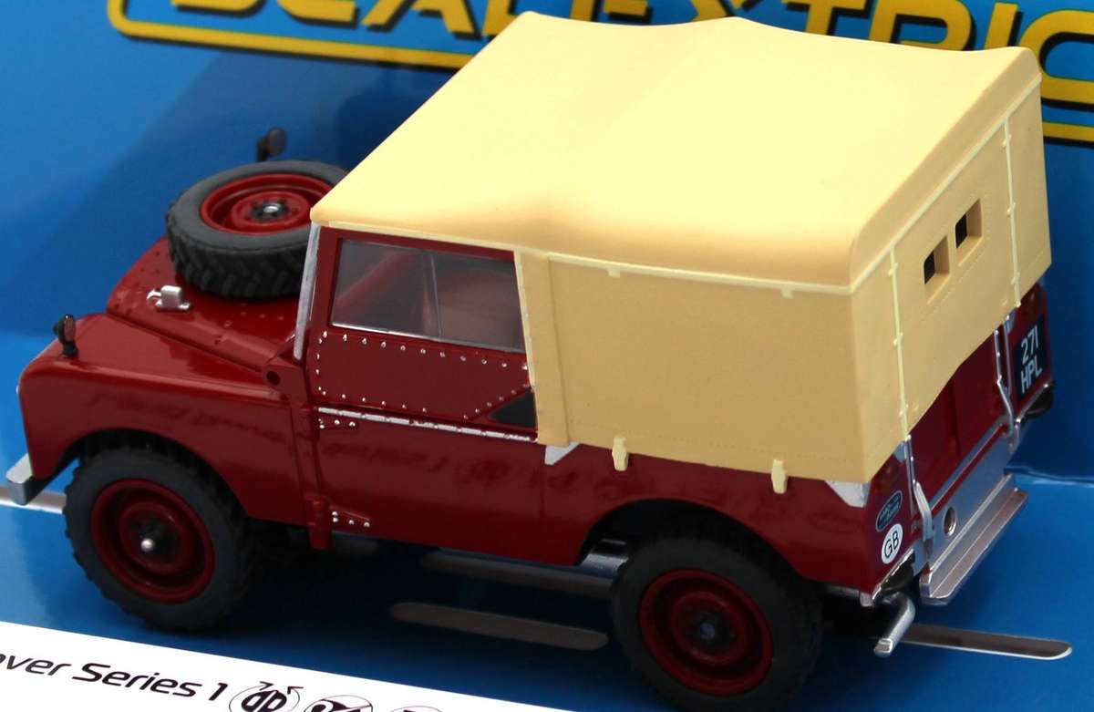 SCALEXTRIC C4493T - LAND ROVER SERIES 1 - POPPY RED - NEW