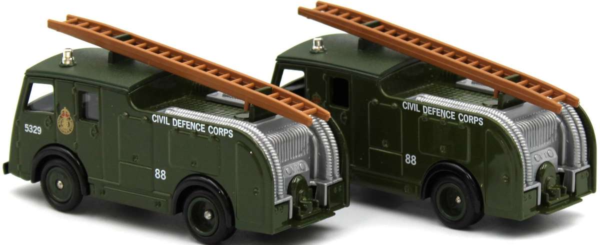 LLEDO 60 SERIES - PART 1 - 12x 1958 DENNIS F8 FIRE ENGINES - 3 VARIETIES & 2 LIMITED EDITIONS