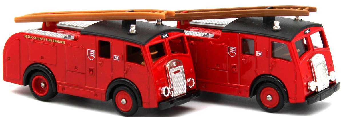 LLEDO 60 SERIES - PART 1 - 12x 1958 DENNIS F8 FIRE ENGINES - 3 VARIETIES & 2 LIMITED EDITIONS