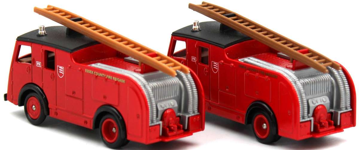LLEDO 60 SERIES - PART 1 - 12x 1958 DENNIS F8 FIRE ENGINES - 3 VARIETIES & 2 LIMITED EDITIONS