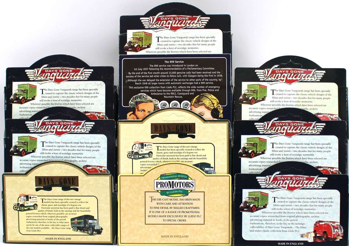 LLEDO 60 SERIES - PART 2 - 10x 1958 DENNIS F8 FIRE ENGINES - 2 LIMITED EDITIONS