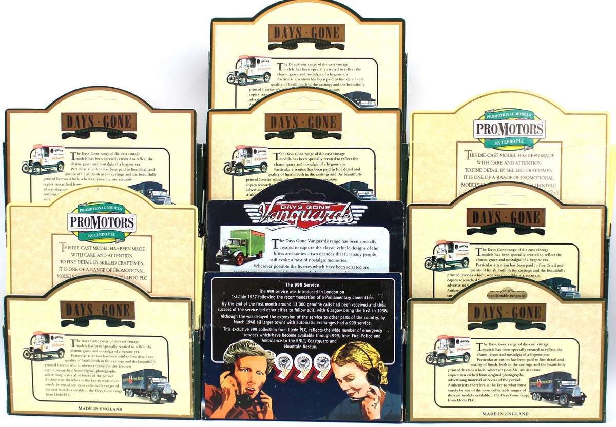 LLEDO 60 SERIES - PART 3 - 10x 1958 DENNIS F8 FIRE ENGINES - 3 LIMITED EDITIONS