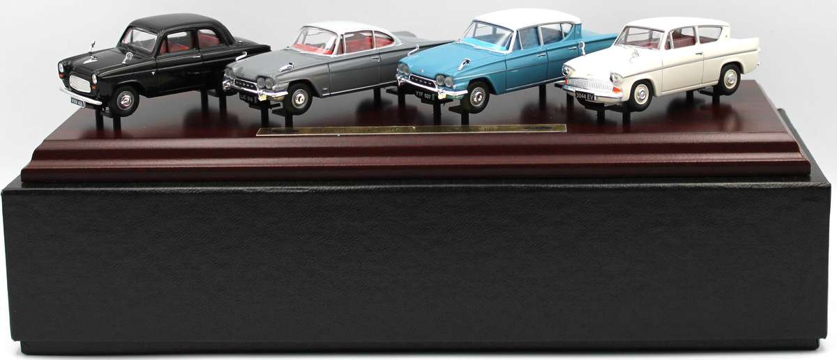LLEDO VANGUARDS - THE FORD MILLENIUM SET - FD1004 - CAPRI, CLASSIC, ANGLIA & 100E - LIMITED EDITION