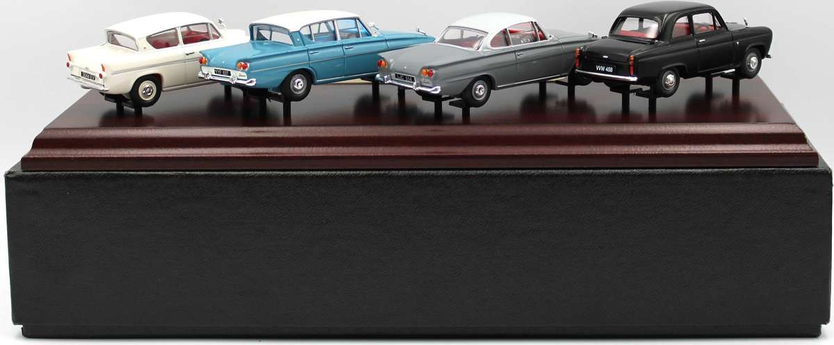 LLEDO VANGUARDS - THE FORD MILLENIUM SET - FD1004 - CAPRI, CLASSIC, ANGLIA & 100E - LIMITED EDITION