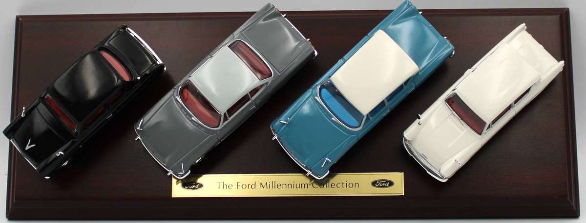 LLEDO VANGUARDS - THE FORD MILLENIUM SET - FD1004 - CAPRI, CLASSIC, ANGLIA & 100E - LIMITED EDITION