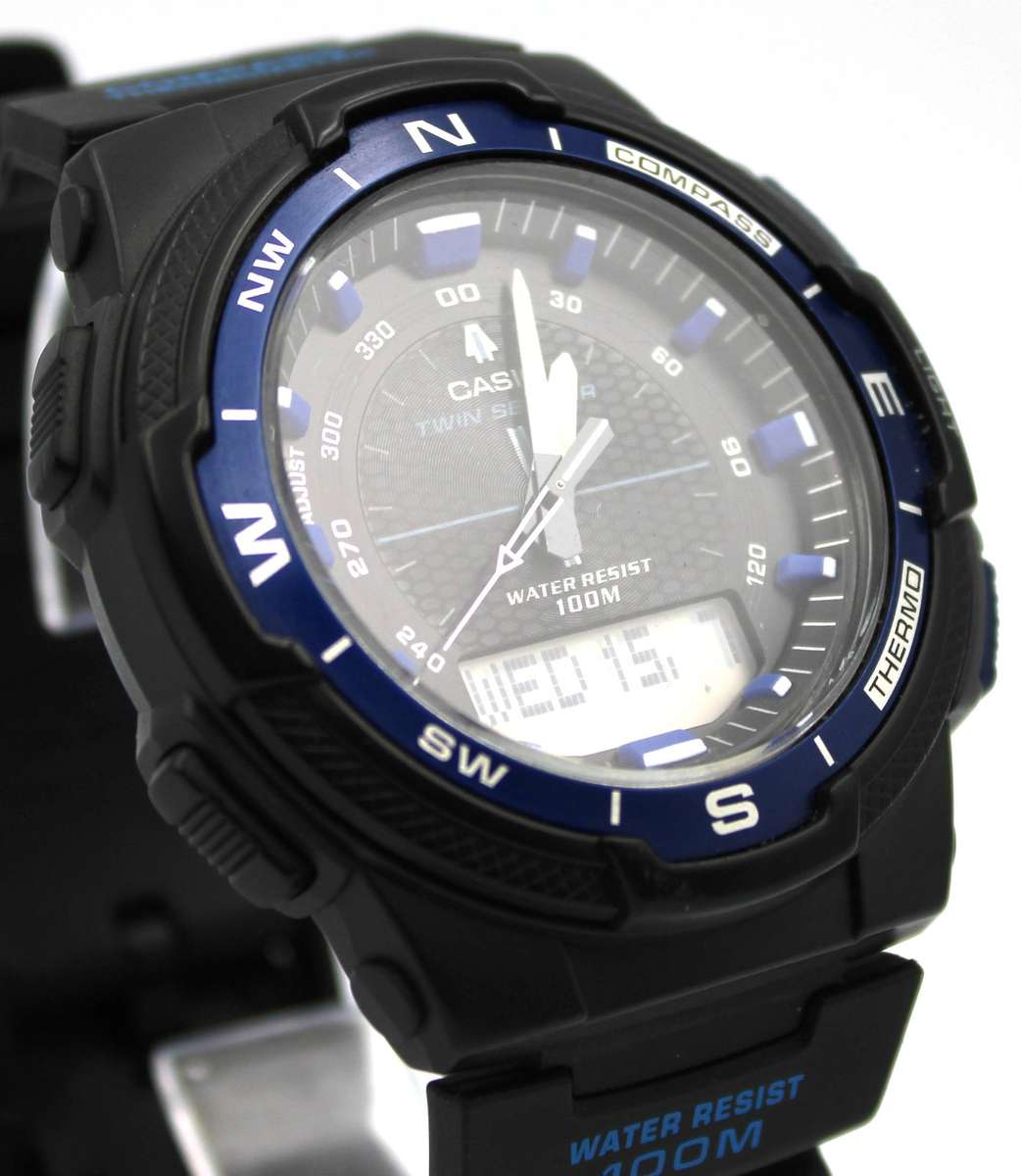 CASIO ILLUMINATOR SGW-500H WATCH - TWIN SENSOR, COMPASS & TEMPERATURE - VERY GOOD CONDITION