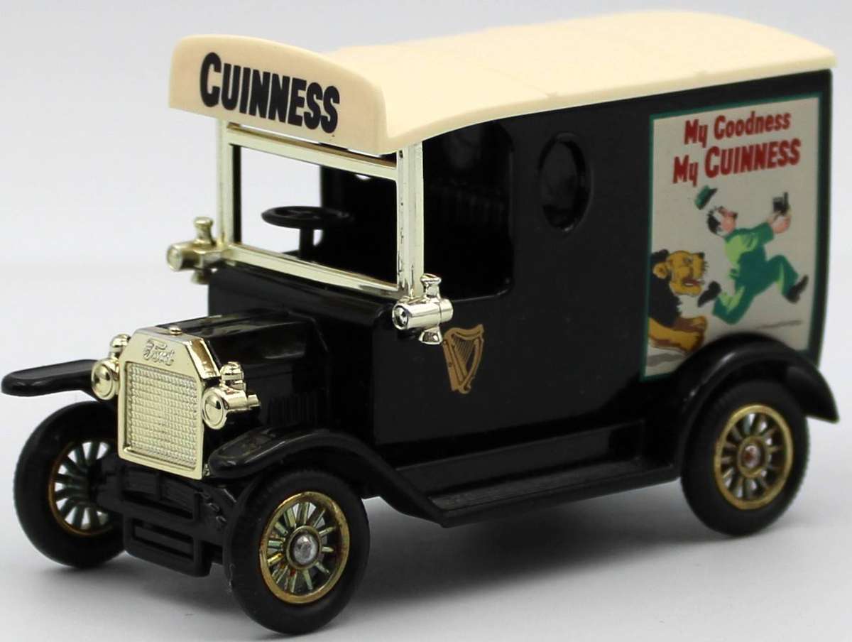 LLEDO DIECAST - NICE 1999 GUINNESS 5-PIECE COLLECTION SET WITH LIMITED EDITION PRINT - GN1005