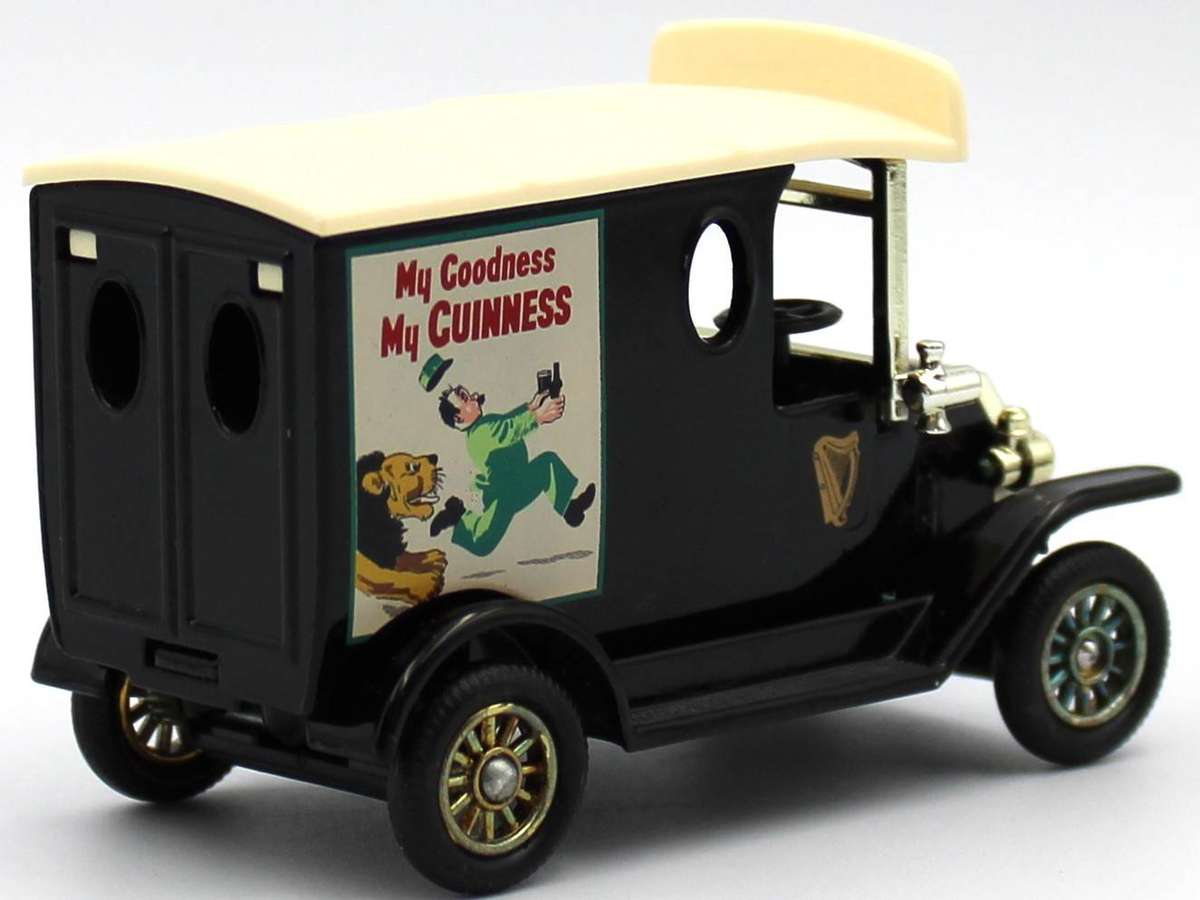 LLEDO DIECAST - NICE 1999 GUINNESS 5-PIECE COLLECTION SET WITH LIMITED EDITION PRINT - GN1005