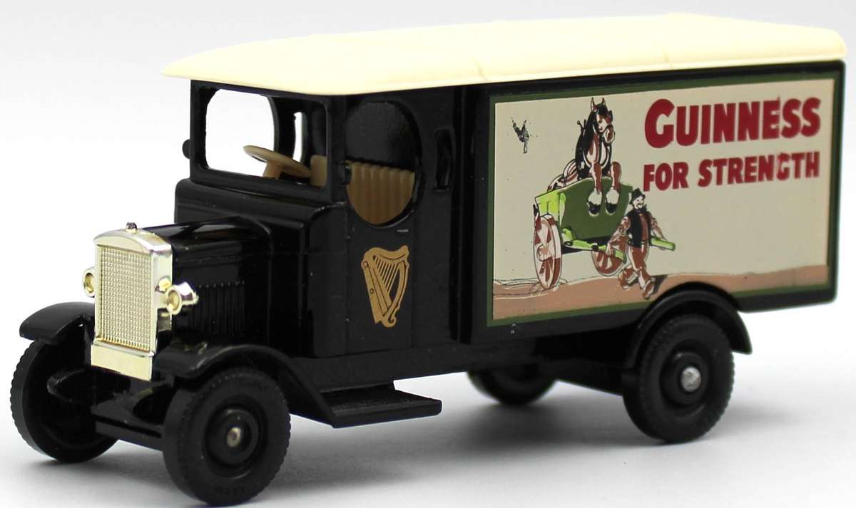 LLEDO DIECAST - NICE 1999 GUINNESS 5-PIECE COLLECTION SET WITH LIMITED EDITION PRINT - GN1005