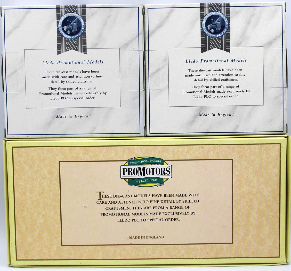 LLEDO DIECAST - 3X RDP PUBLICATIONS PROMOTIONAL SETS incl. LIMITED EDITION