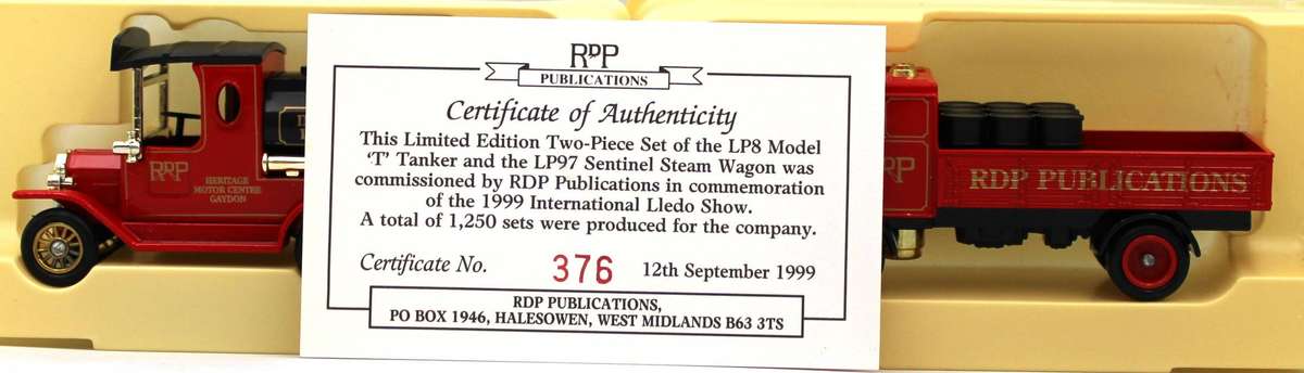 LLEDO DIECAST - 3X RDP PUBLICATIONS PROMOTIONAL SETS incl. LIMITED EDITION