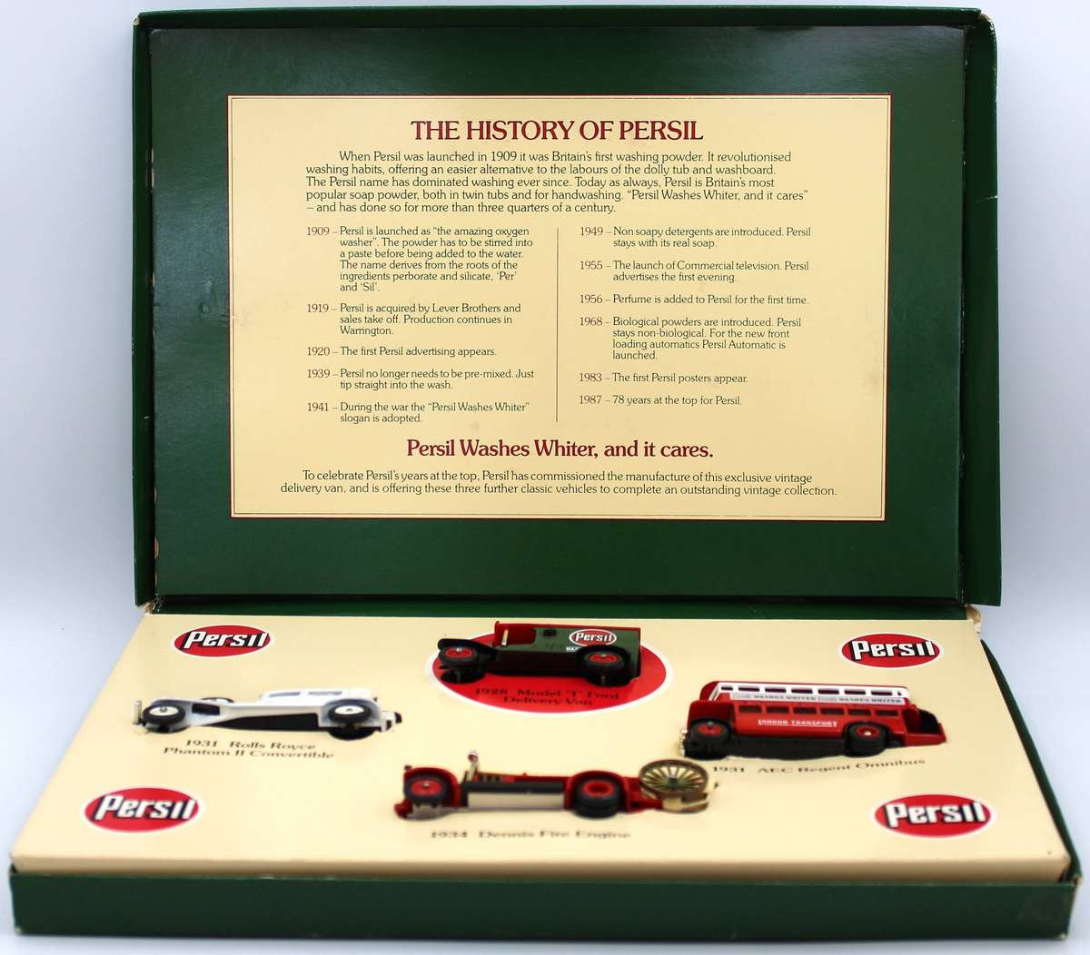 LLEDO DIECAST - SCARCE! 4-PIECE PERSIL VINTAGE COLLECTION SET
