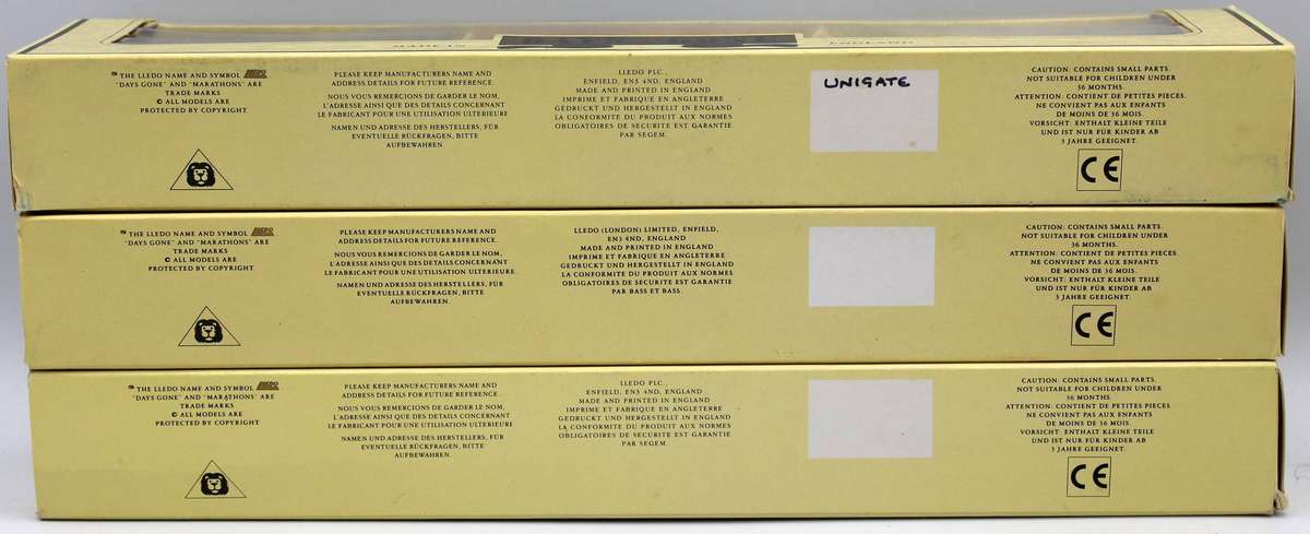 LLEDO DIECAST - 3x 3-PIECE DAIRY RELATED SETS - PART 2 - UNIGATE, ST. IVEL, SHELL, WINCANTON, BEERS