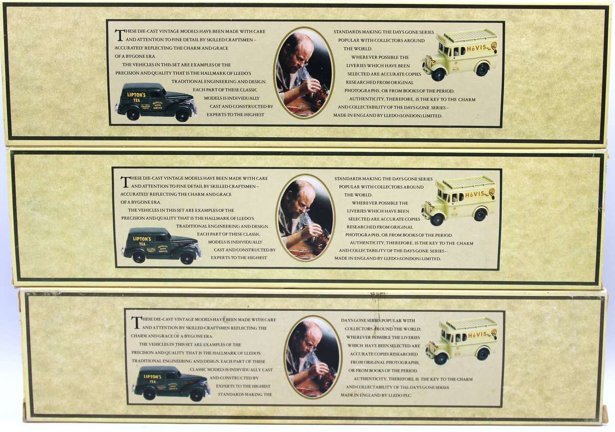 LLEDO DIECAST - 3X 3-PIECE DAYS GONE SETS - 9 VEHICLES