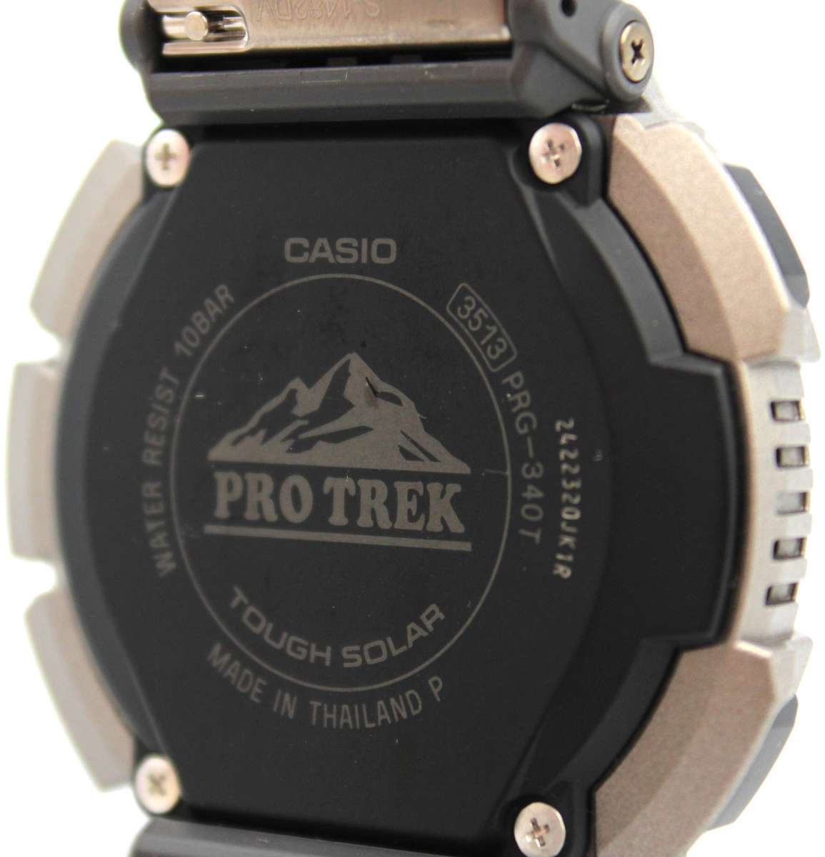 CASIO PRO TREK TITANIUM TOUGH SOLAR PRG-340T-7CR WATCH - AS NEW!