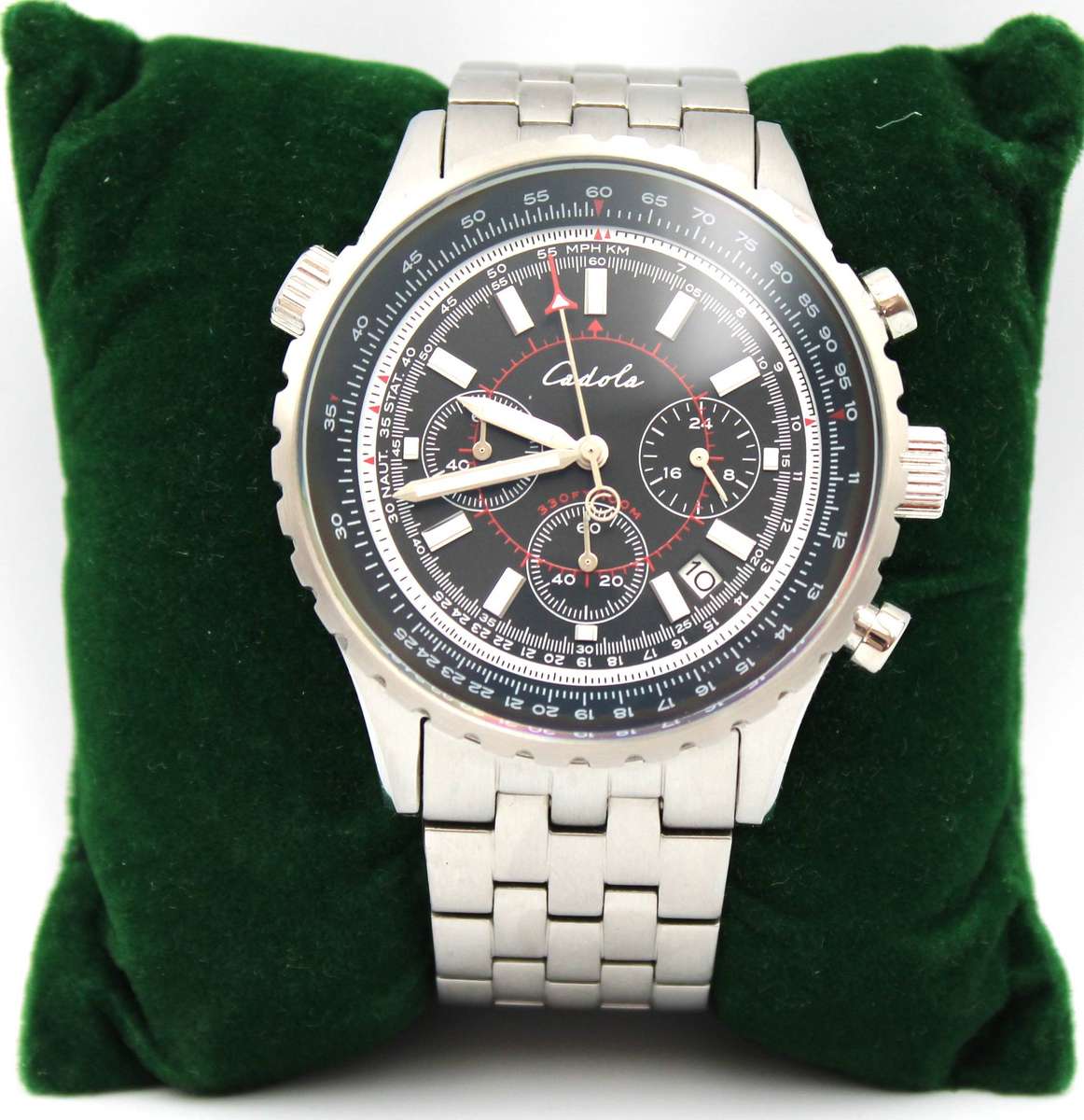 CADOLA VOLARON PILOTS QUARTZ WATCH - CD-1009-11 - UNUSED BOXED