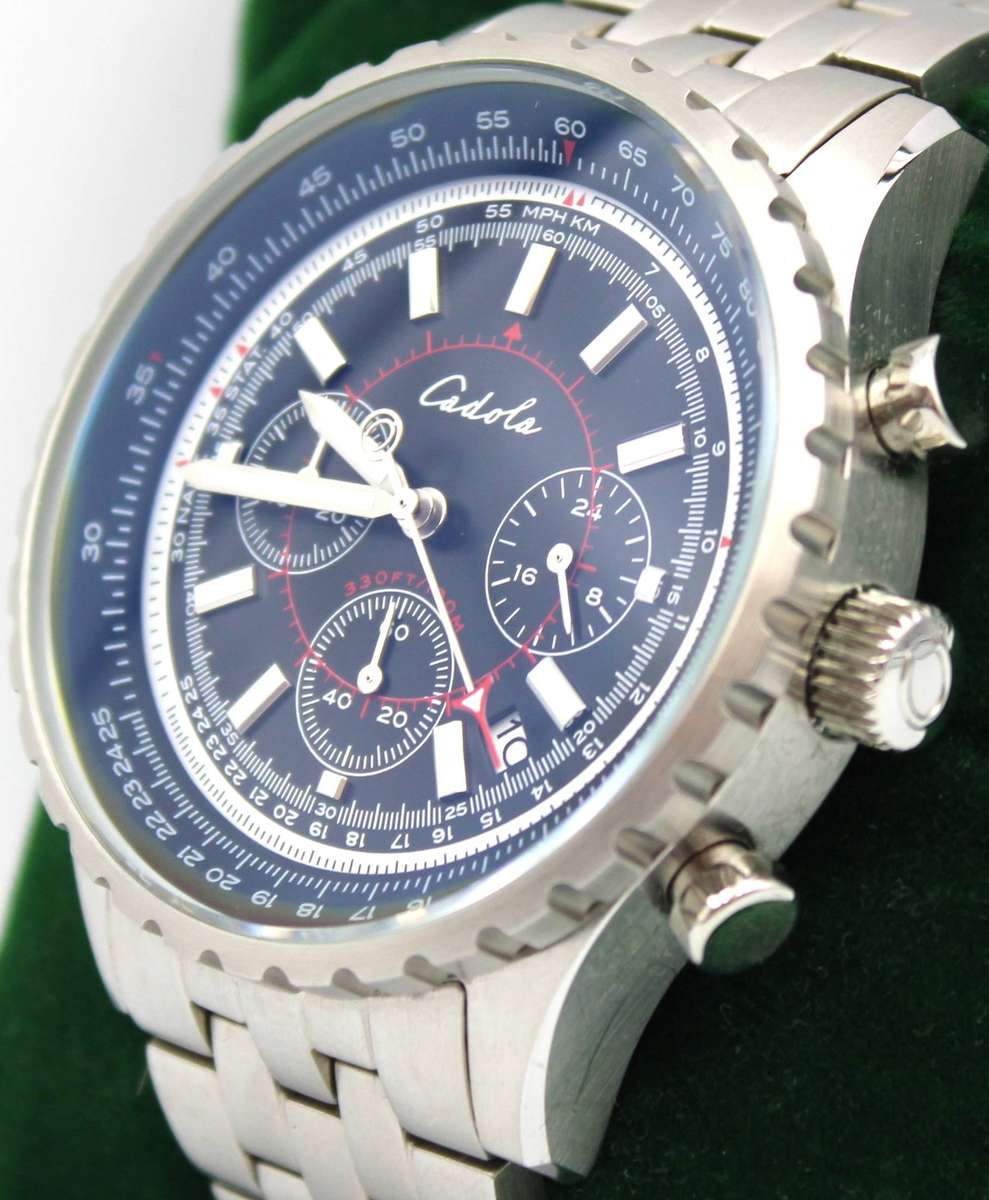 CADOLA VOLARON PILOTS QUARTZ WATCH - CD-1009-11 - UNUSED BOXED