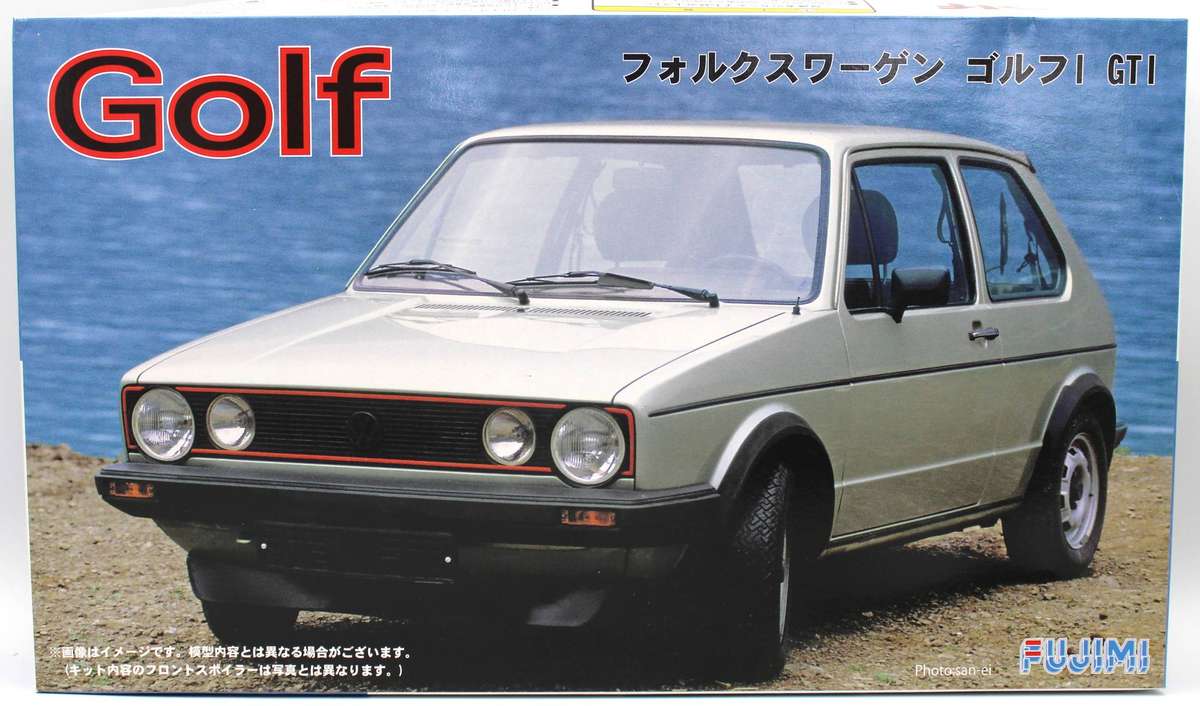 FUJIMI VOLKSWAGEN GOLF GTi MK1 - PLASTIC MODEL KIT 126814