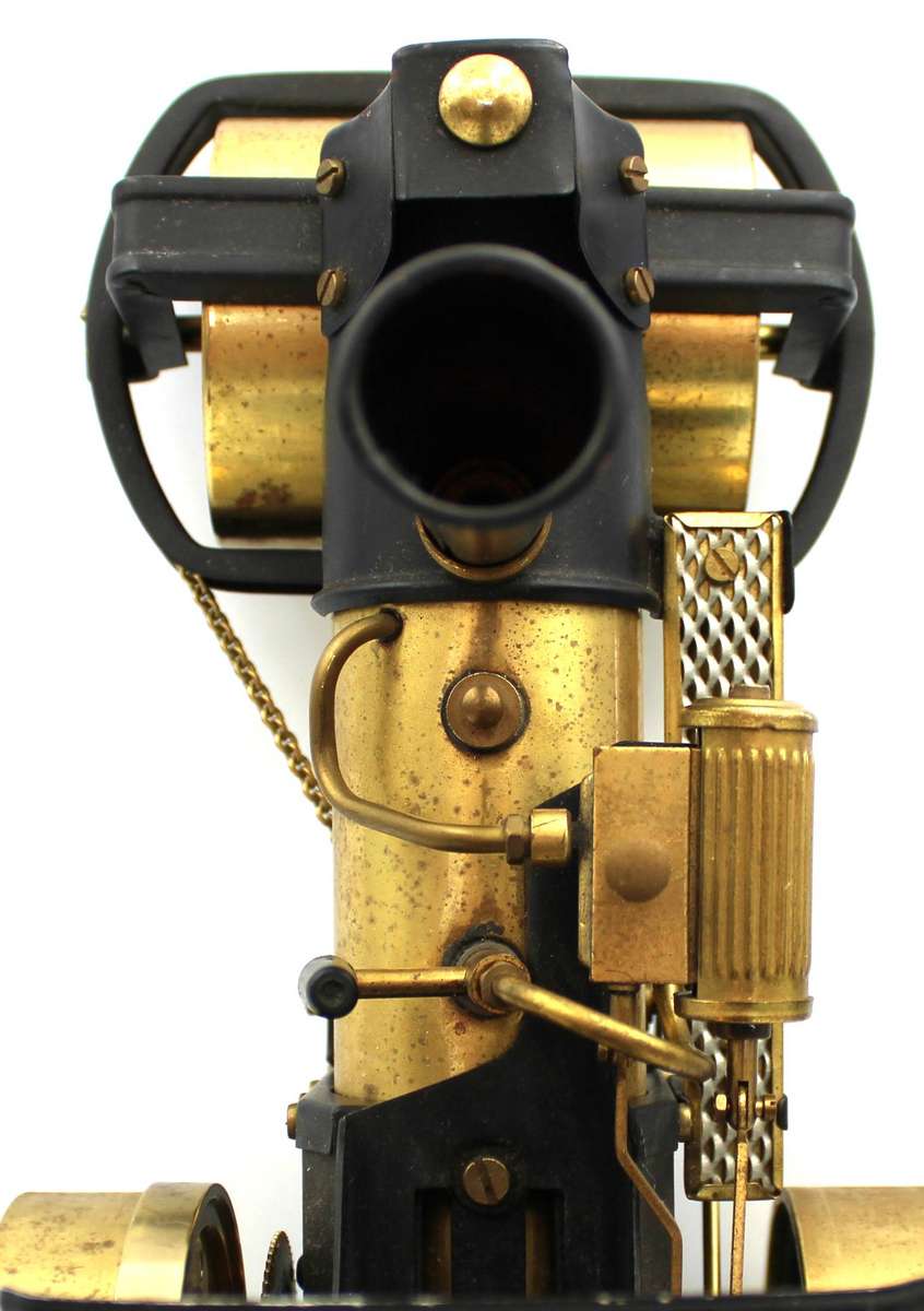 WILESCO D366 - BLACK & BRASS LIVE STEAM ENGINE ROLLER - UNFIRED - NO BOX