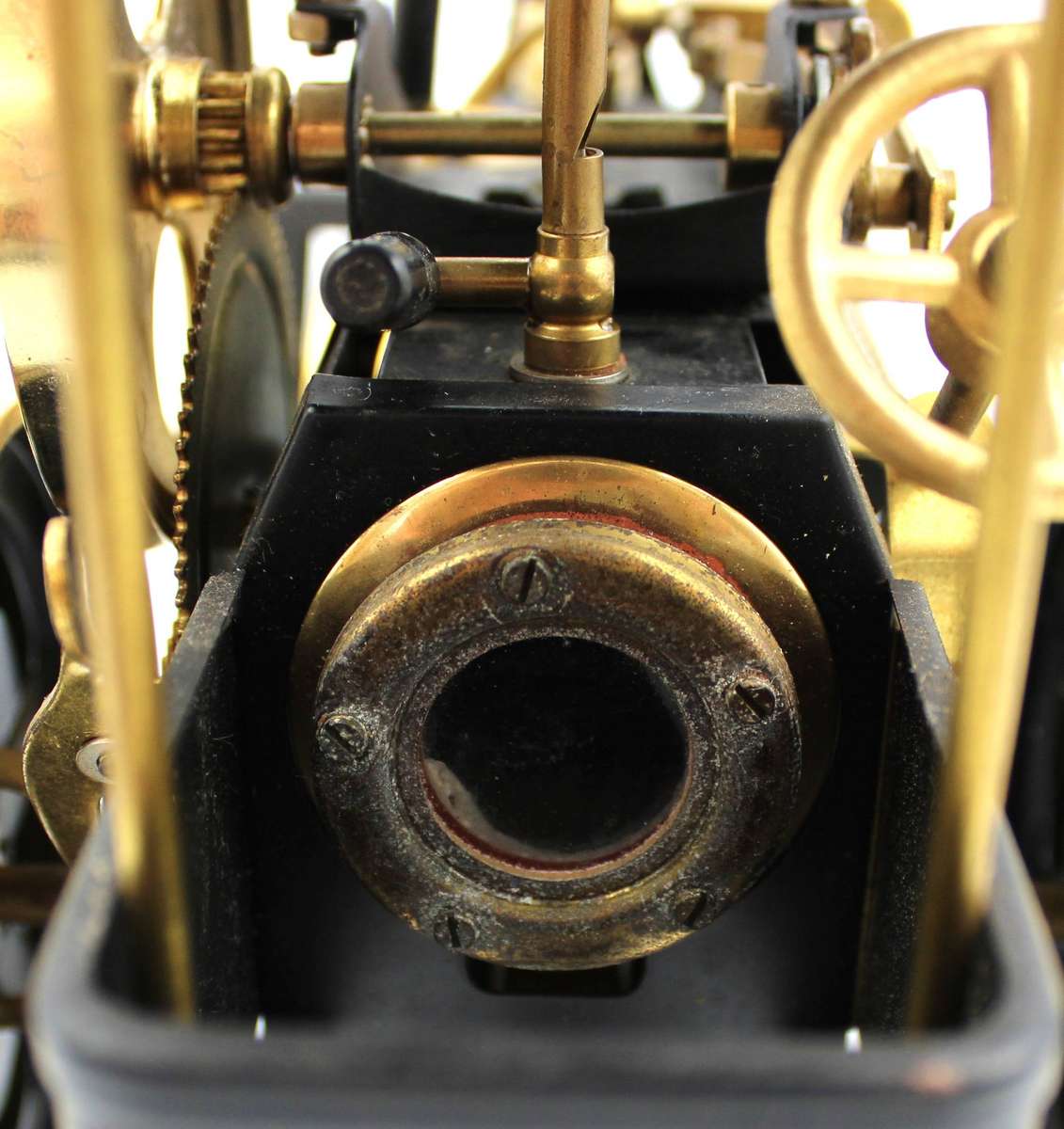 WILESCO D366 - BLACK & BRASS LIVE STEAM ENGINE ROLLER - UNFIRED - NO BOX
