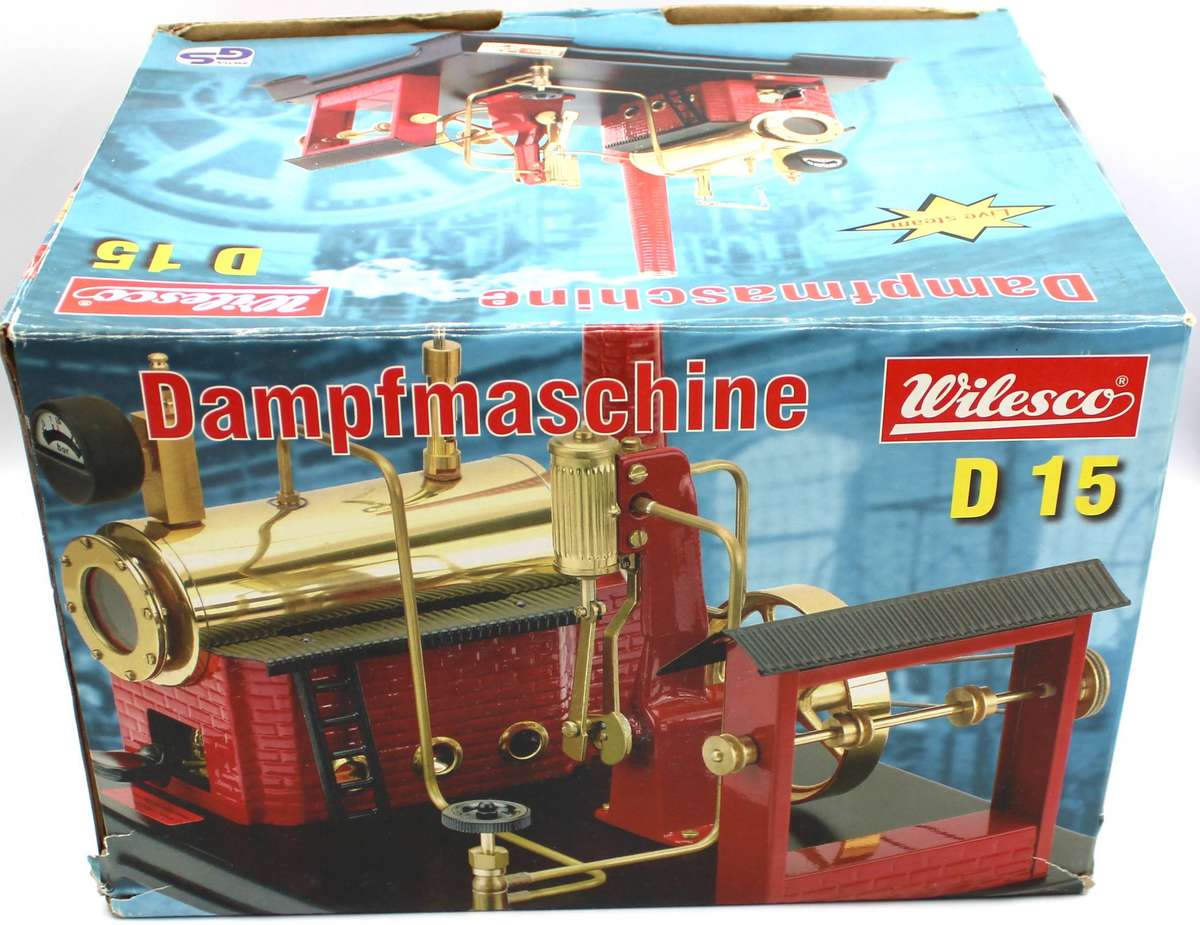 WILESCO D15 LIVE STEAM ENGINE - UNUSED - BOXED