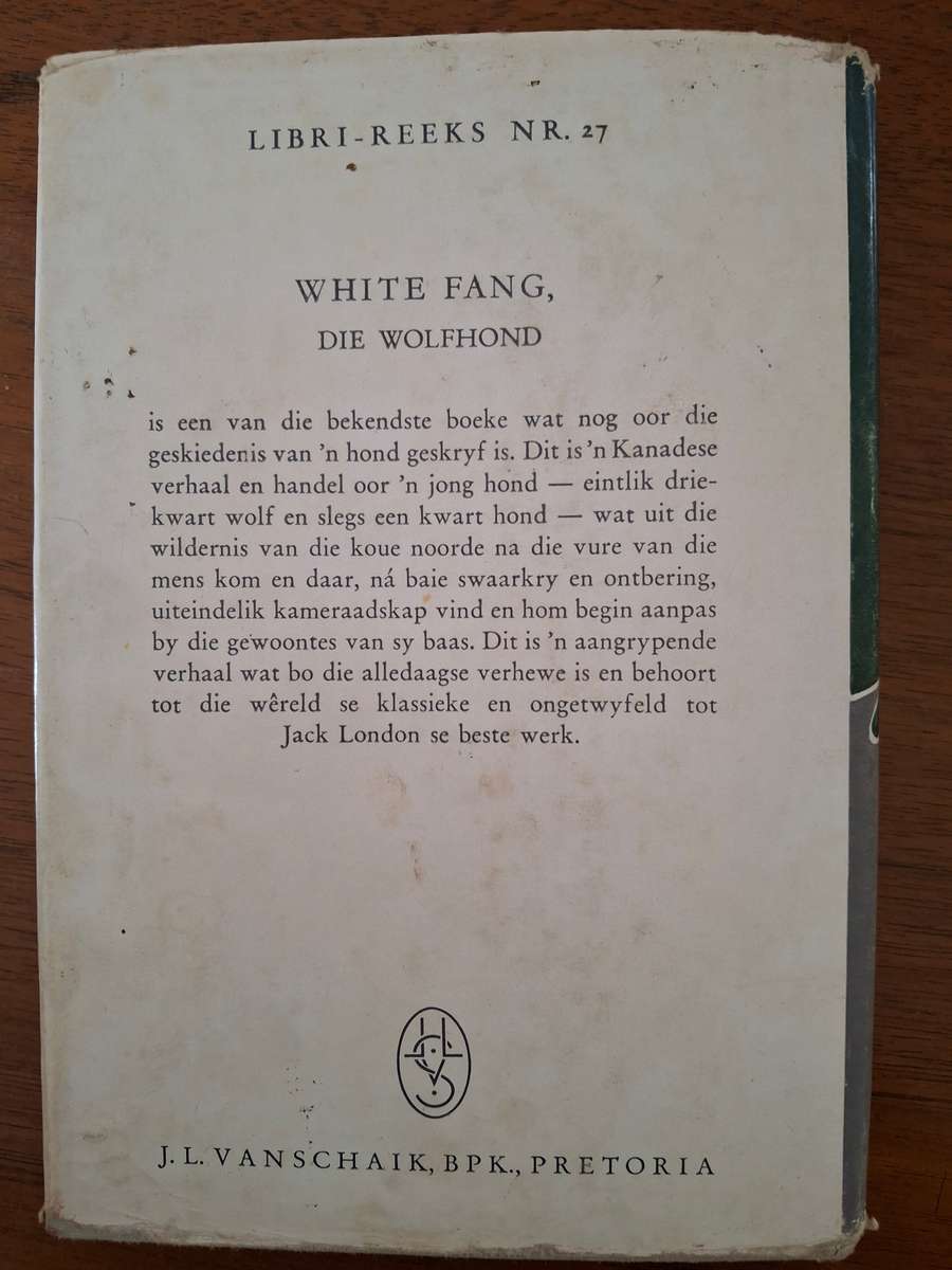 White Fang Die Wolfhond