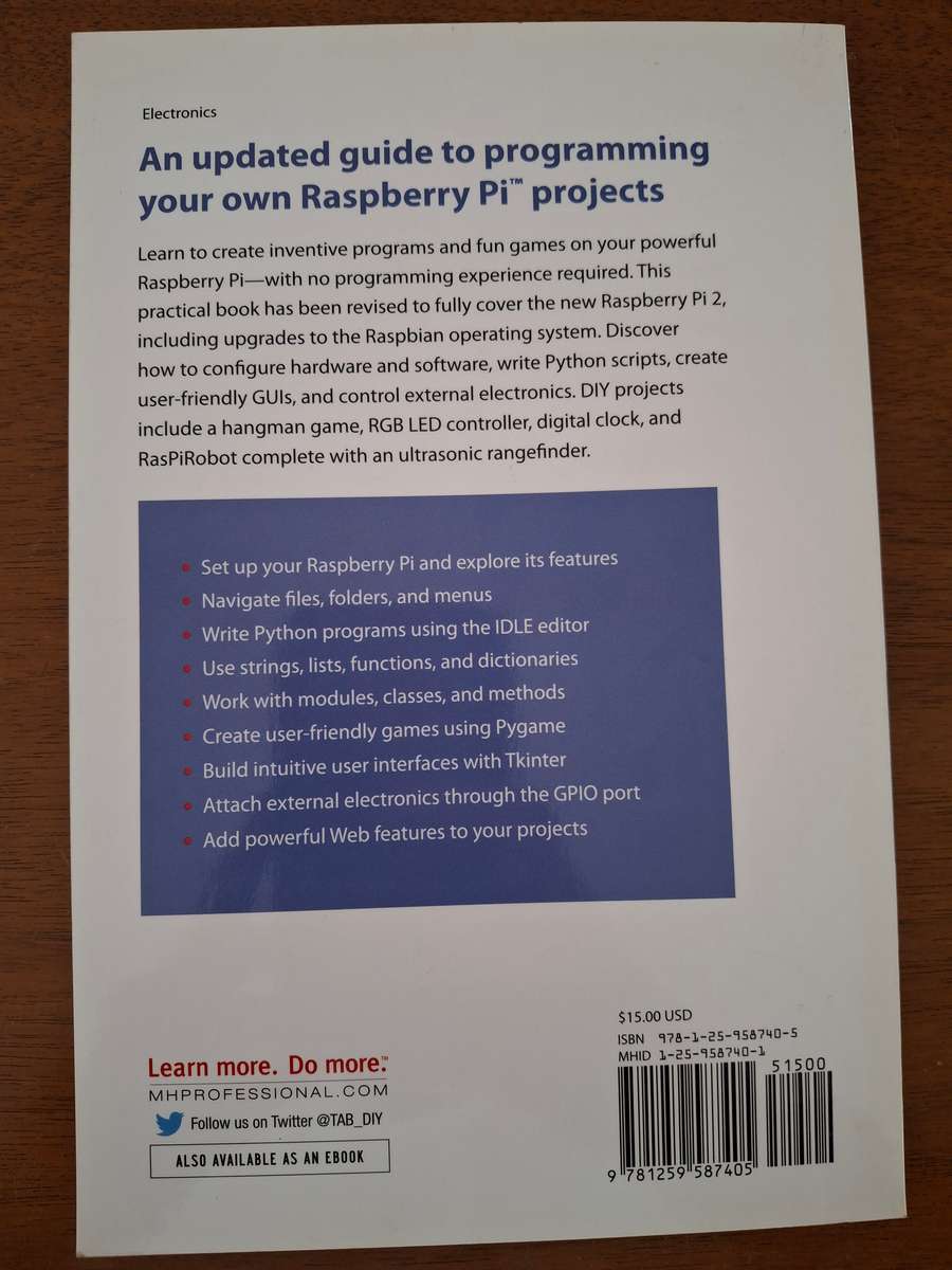 Programming the Raspberry Pi - Getting started with Python