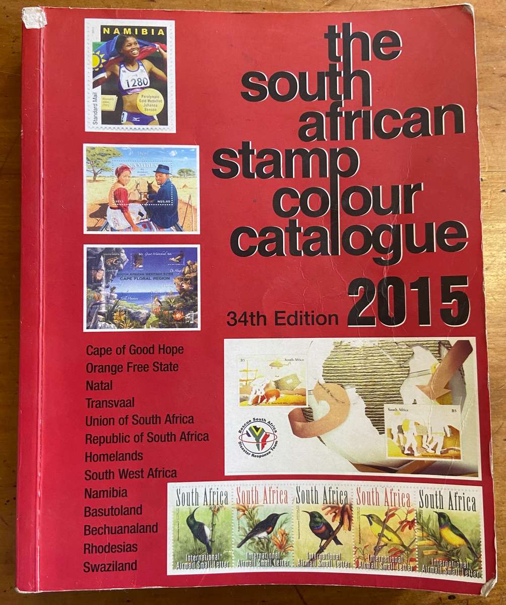 THE SOUTH AFRICAN STAMP COLOUR CATALOGUE 2015 34th EDITION SACC
