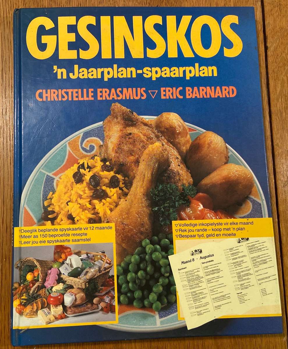 GESINSKOS - Christelle Erasmus en Eric Barnard - 'n Jaarplan-spaarplan - 1st Uitgawe 1993 - RESEPTE.