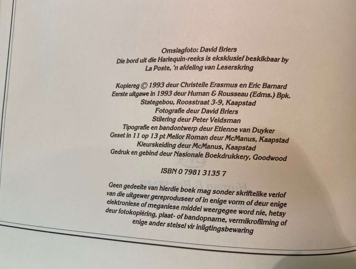 GESINSKOS - Christelle Erasmus en Eric Barnard - 'n Jaarplan-spaarplan - 1st Uitgawe 1993 - RESEPTE.