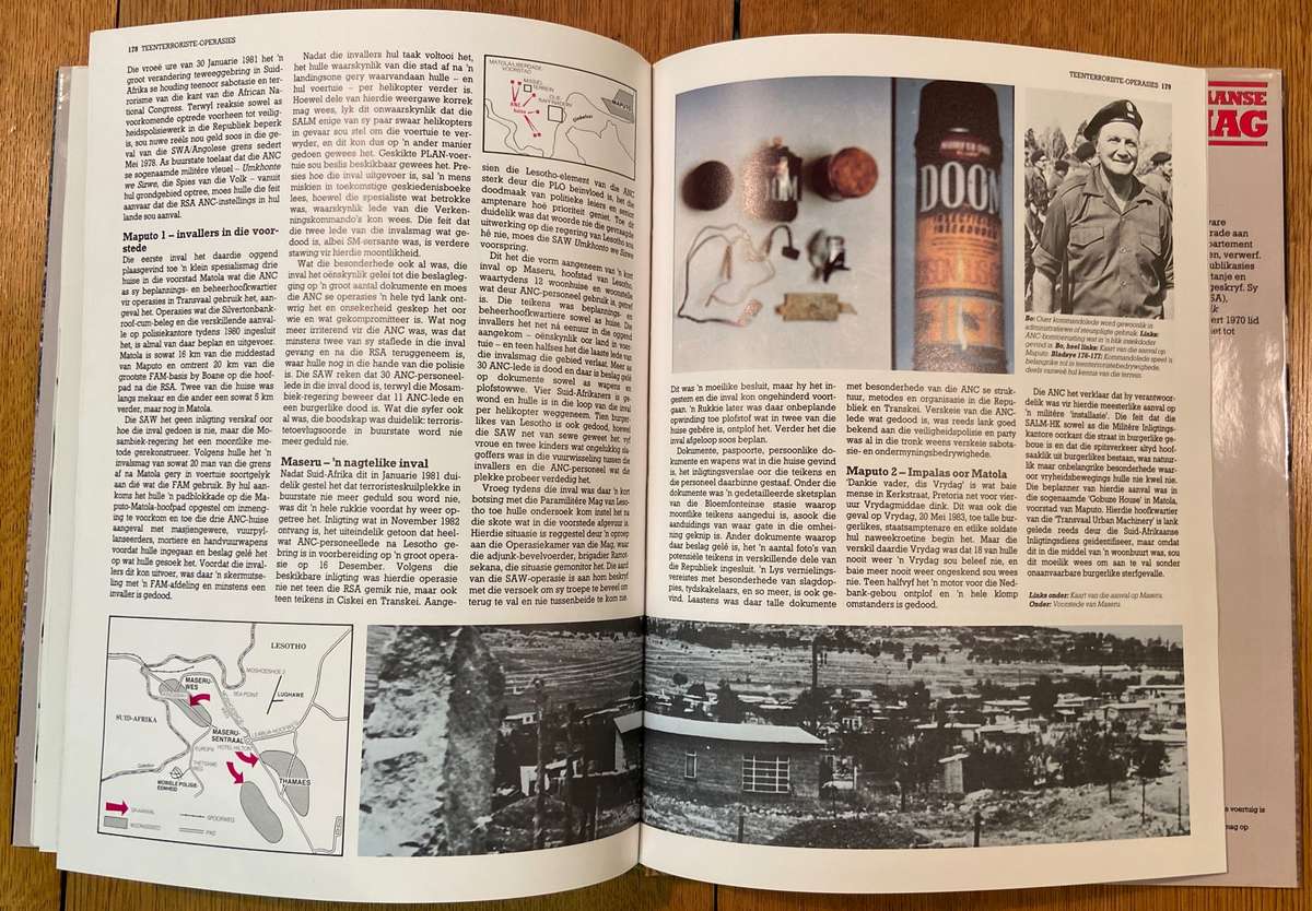 DIE SUID-AFRIKAANSE KRYGSMAG -1985 - (SOUTH AFRICAN WAR MACHINE) - BORDER WAR -Helmoed-Romer Heitman