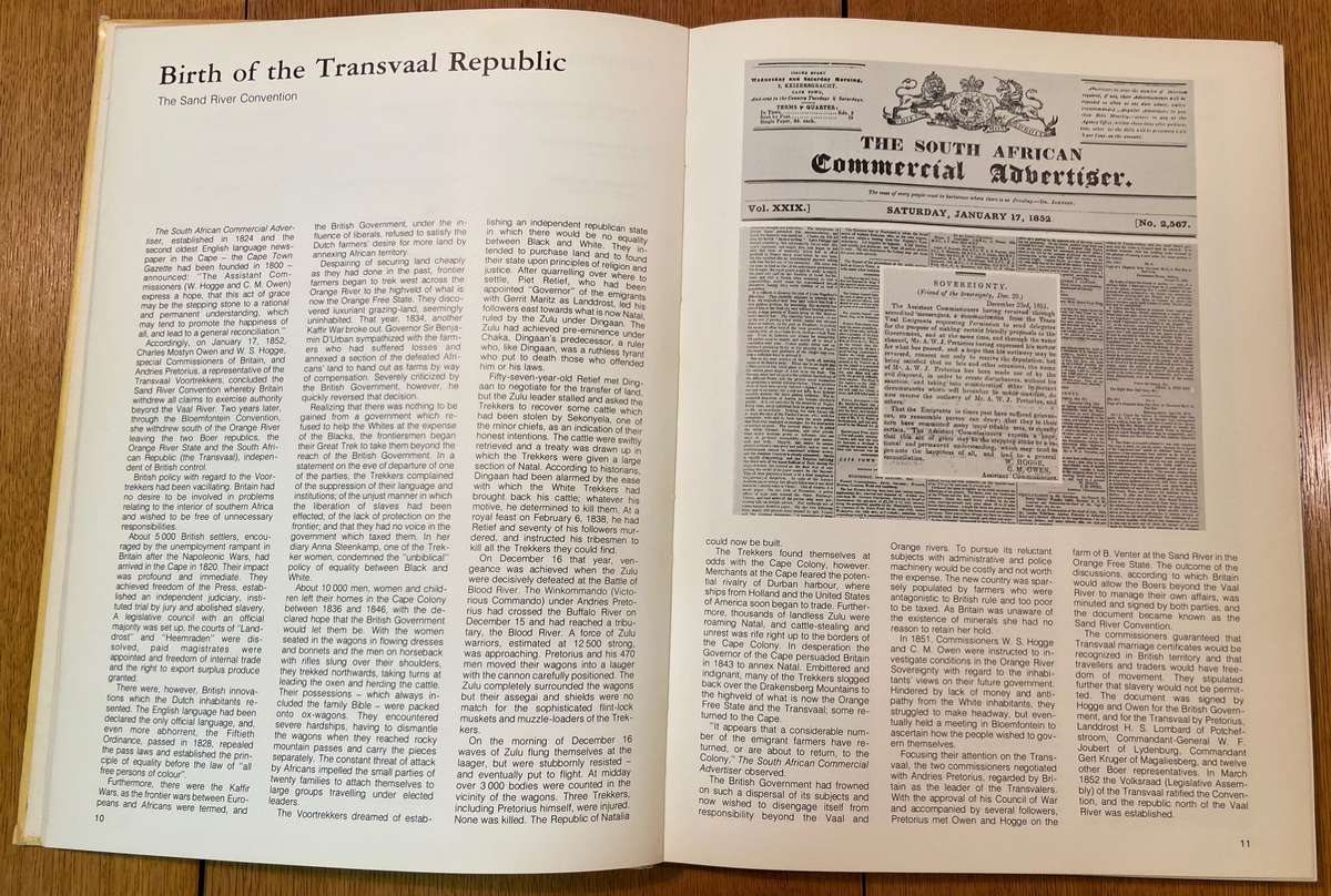 A Newspaper History of SOUTH AFRICA - VIC ALHADEFF - 1988 - 3rd Impression Verwoerd Transvaal.