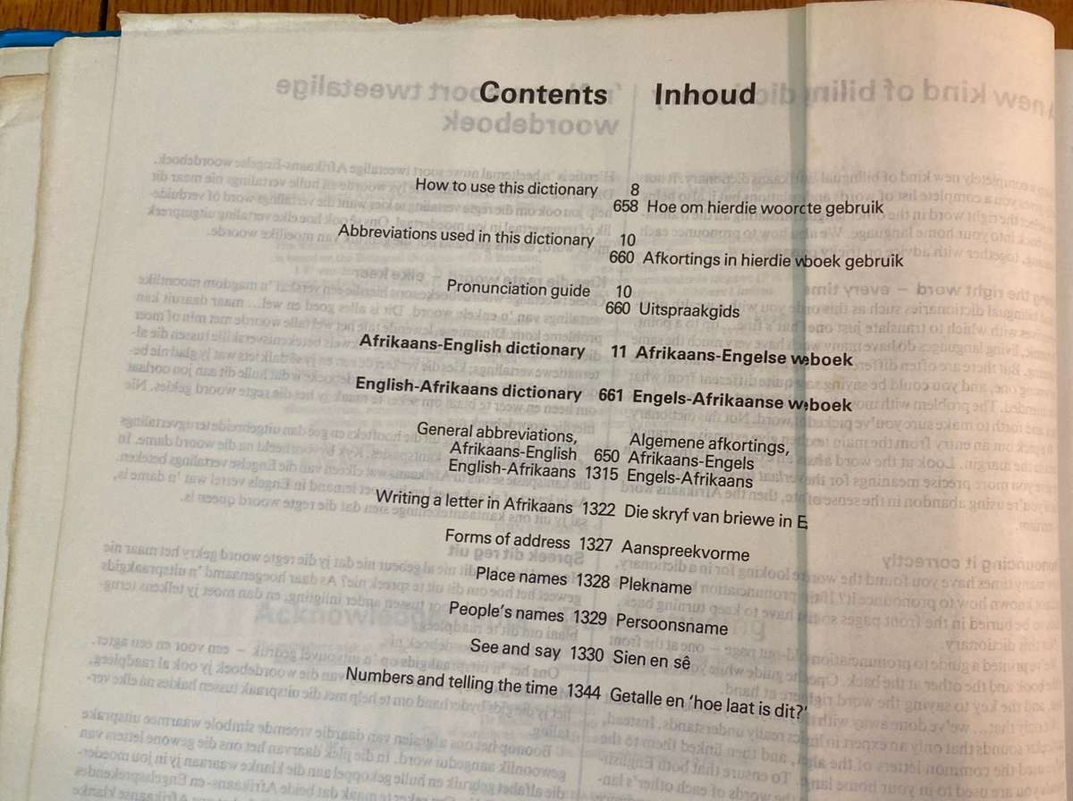 AFRIKAANS - ENGELSE - WOORDEBOEK - ENGLISH - AFRKAANS - DICTIONARY - READER'S DIGEST - 1984/7.