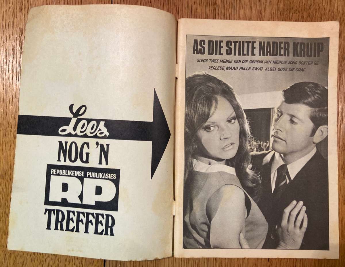 Dr. CONRAD BRAND - No. 134 - AS DIE STILTE NADER KRUIP - PHOTO COMIC STORY - FOTO VERHAAL