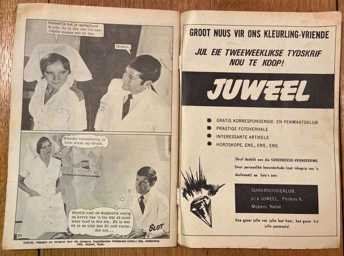 Dr. CONRAD BRAND - No. 134 - AS DIE STILTE NADER KRUIP - PHOTO COMIC STORY - FOTO VERHAAL