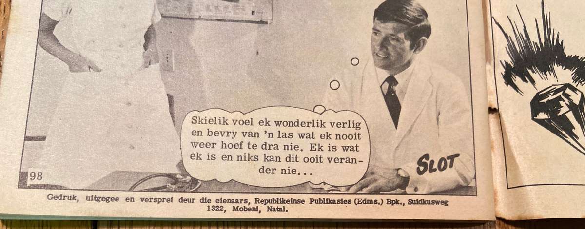 Dr. CONRAD BRAND - No. 134 - AS DIE STILTE NADER KRUIP - PHOTO COMIC STORY - FOTO VERHAAL