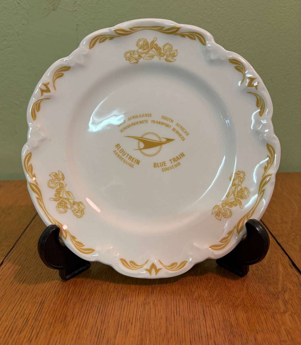 BLUE TRAIN SOUVENIR SIDE PLATE PROTEAS