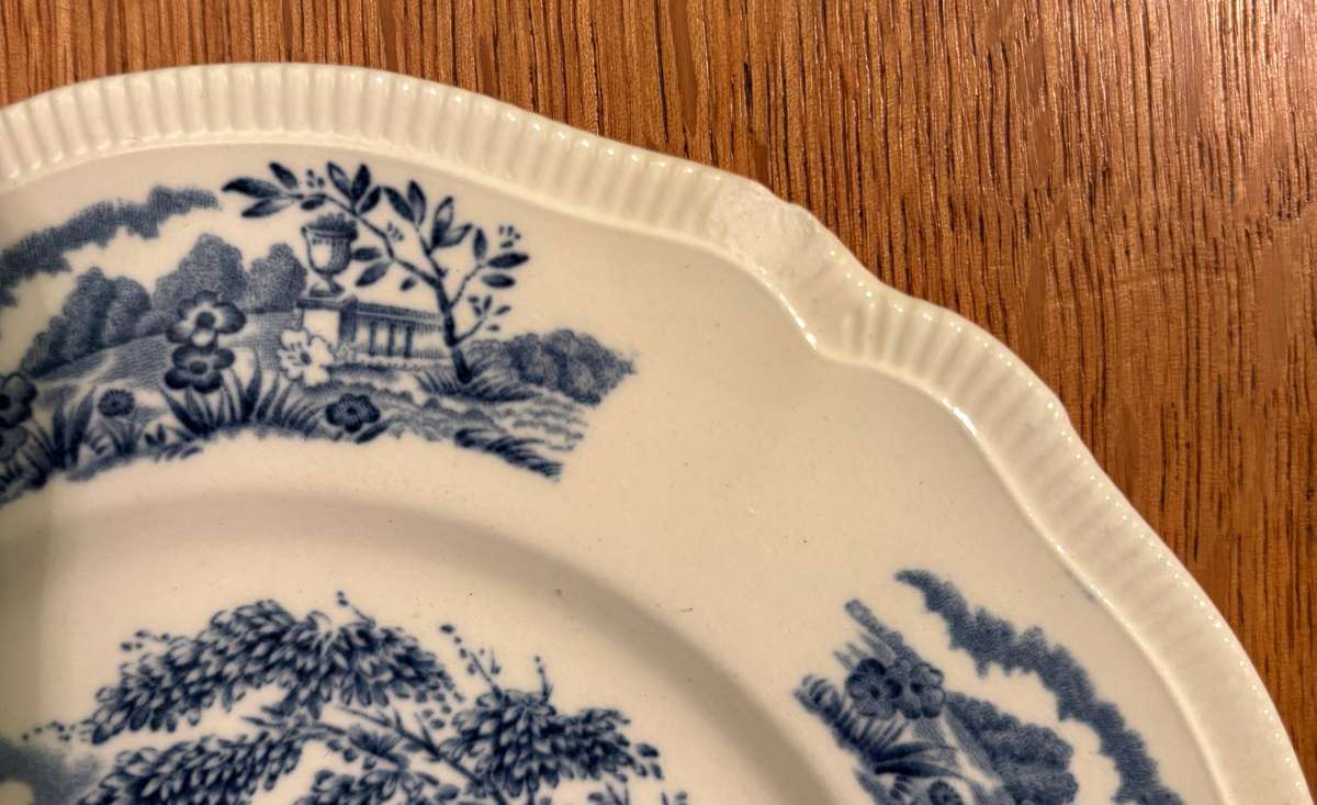JOHNSON BROTHERS SIDE PLATE ENGLISH GARDENS BLUE AND WHITE