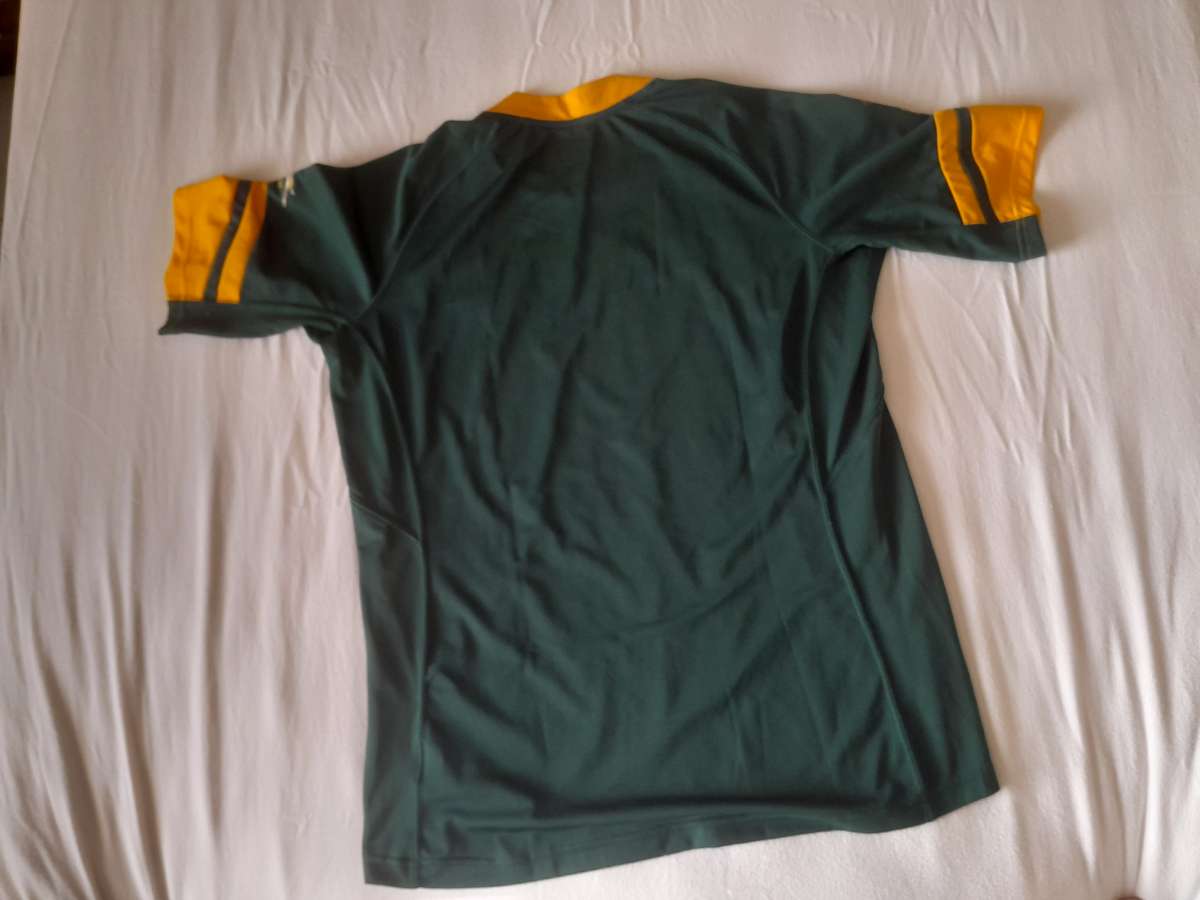 Springboks 2015 World Cup Signed Replica Rugby Jersey Asics XL