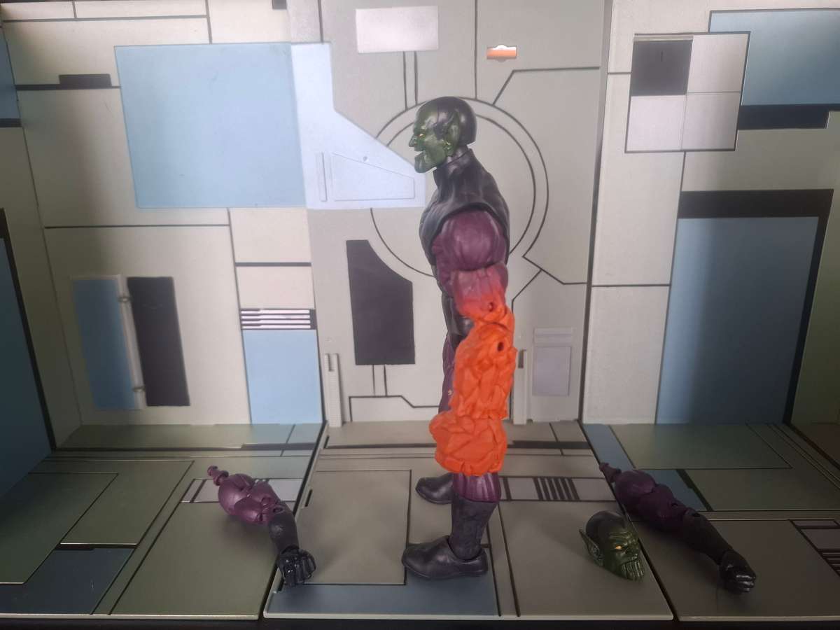 Marvel Legends Super Skrull - BAF Edition Loose Action Figure With Accessories