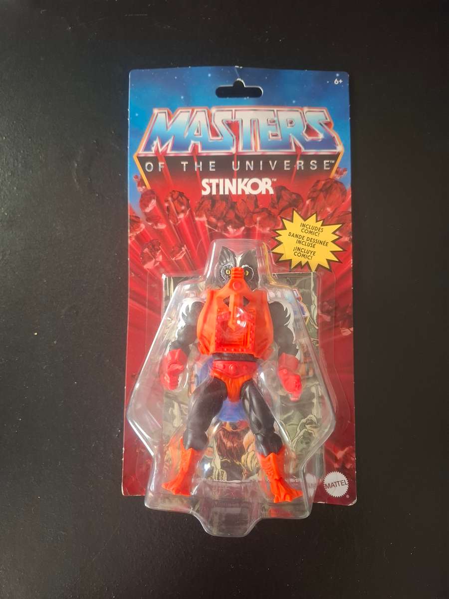 Masters of the Universe Origins Stinkor Mint on Card