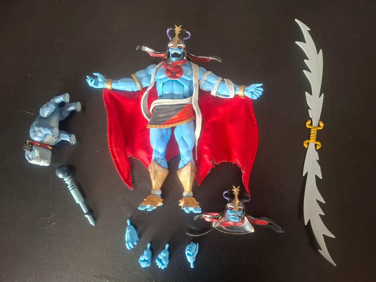 Thundercats Ultimates 9" Mumm-Ra & Ma-Mutt Loose Action Figures With Accesories